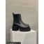 Rick Owens Heel 7cm BEATLE BOGUN Ankle Boots in Black 2024