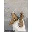 Rick Owens Heel 7cm BEATLE BOGUN Ankle Boots in Beige 2024