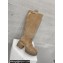 Rick Owens Heel 7cm LUXOR PULL ON BOGUN High Boots in Beige 2024