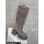 Rick Owens Heel 7cm LUXOR PULL ON BOGUN High Boots in Gray 2024