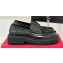 Valentino Rockstud calfskin loafers Black 2024