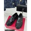 Valentino Rockstud calfskin loafers Black 2024