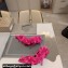 Balenciaga Marie-Antoinette 110mm Pump in Fuchsia satin bows allover 2024