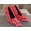 Balenciaga Marie-Antoinette 110mm Pump in Pink satin bows allover 2024