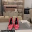 Balenciaga Marie-Antoinette 110mm Pump in Pink satin bows allover 2024
