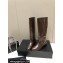 Saint Laurent Heel 3cm hunt boots in glazed leather 755237 Brown 2024