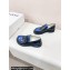 Loewe Blaze derby in bicolour brushed-off calfskin Royal Blue/Black 2024