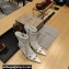Balenciaga Heel 9cm Cagole Booties in Croco Pattern White
