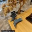 Balenciaga Heel 9cm Cagole Booties in blue denim printed Nappa lambskin