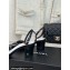 Chanel Heel 6cm Patent Calfskin Sandals Black 2024
