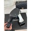 Chanel Heel 6cm Patent Calfskin Sandals Black 2024