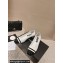 Chanel Heel 5cm CC Logo White and Black Patent Leather Pumps 2024