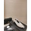 Chanel Heel 5cm CC Logo Gray Suede and Silver Leather Slingbacks 2024