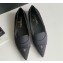 Chanel Crystal CC Logo Vintage Ballet Flats in Satin Black 2024