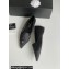 Chanel Crystal CC Logo Vintage Ballet Flats in Satin Black 2024