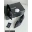 Chanel Crystal CC Logo Vintage Ballet Flats in Satin Black 2024