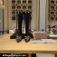 Balenciaga Heel 9cm Cagole Boots in Croco Pattern Black
