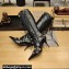 Balenciaga Heel 9cm Cagole Boots in Croco Pattern Black