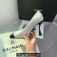 Balmain Heel 10cm White/Patent Black Leather Pumps Spring-Summer 2024 Fashion show