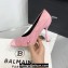 Balmain Heel 10cm Suede Pink/Patent Leather Pumps Spring-Summer 2024 Fashion show