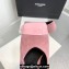 Balmain Heel 10cm Suede Pink/Patent Leather Pumps Spring-Summer 2024 Fashion show