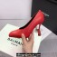 Balmain Heel 10cm Red Leather Pumps Spring-Summer 2024 Fashion show