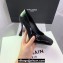 Balmain Heel 10cm Patent Black Leather Pumps Spring-Summer 2024 Fashion show