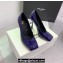 Balmain Heel 10cm Patent Purple Leather Pumps Spring-Summer 2024 Fashion show