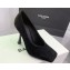 Balmain Heel 10cm Suede Black Leather Pumps Spring-Summer 2024 Fashion show