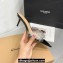 Gianvito Rossi Heel 6.5cm/8.5cm/10.5cm Elle Zebra Leather and PVC Mules Black 2024