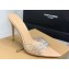 Gianvito Rossi Heel 6.5cm/8.5cm/10.5cm Elle Zebra Leather and PVC Mules Beige 2024