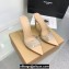 Gianvito Rossi Heel 6.5cm/8.5cm/10.5cm Elle Zebra Leather and PVC Mules Beige 2024