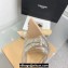 Gianvito Rossi Heel 6.5cm/8.5cm/10.5cm Elle Zebra Leather and PVC Mules Beige 2024
