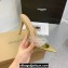 Gianvito Rossi Heel 6.5cm/8.5cm/10.5cm Elle Zebra Leather and PVC Mules Gold 2024