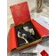 Christian Louboutin Heel 10cm Spikes White Leather and PVC Two-Band Mules