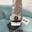 Versace Heel 10.5cm Gianni Ribbon Knee-High Boots Leather Silver 2024