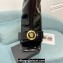 Versace Heel 10.5cm Gianni Ribbon Knee-High Boots Leather Patent Black 2024