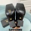 Versace Heel 10.5cm Gianni Ribbon Ankle Boots Leather Patent Black 2024