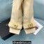 Versace Heel 10.5cm Gianni Ribbon Ankle Boots Leather Beige 2024