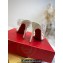 Christian Louboutin Heel 10cm Spikes White Leather and PVC Two-Band Mules
