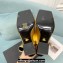 Versace Heel 10.5cm Gianni Ribbon Ankle Boots Leather Gold 2024