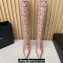 Versace Heel 11cm Allover Knee-High Boots Pink 2024
