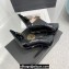 Versace Heel 11cm Gianni Ribbon Pumps Leather Patent Black 2024