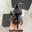 Versace Heel 11cm Gianni Ribbon Pumps Leather Patent Black 2024