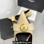 Versace Heel 11cm Gianni Ribbon Pumps Leather Patent Beige 2024