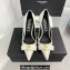 Versace Heel 11cm Gianni Ribbon Pumps Leather White 2024