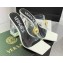 Versace Clear Heel 10cm Medusa hardware Alia Mules PVC White 2024