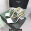 Versace Clear Heel 10cm Medusa hardware Alia Mules PVC White 2024