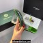 Versace Clear Heel 10cm Medusa hardware Alia Mules PVC Green 2024