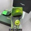 Versace Clear Heel 10cm Medusa hardware Alia Mules PVC Green 2024